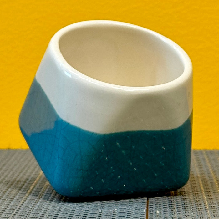 CasaWare Crackle Glaze Teacup 5oz - Turquoise