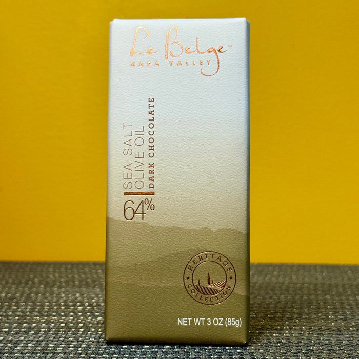 Le Belge Sea Salt Olive Oil Dark Chocolate