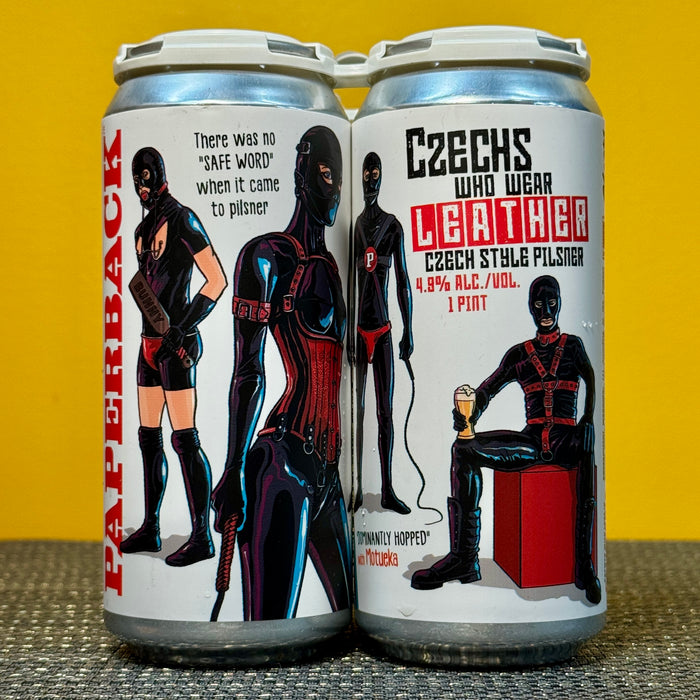 Czechs Who Wear Leather Czech Pils, Paperback Brewing (4pk)