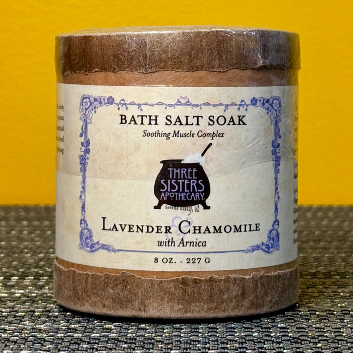 Three Sisters Apothecary Bath Salt Soak - Lavender Chamomile