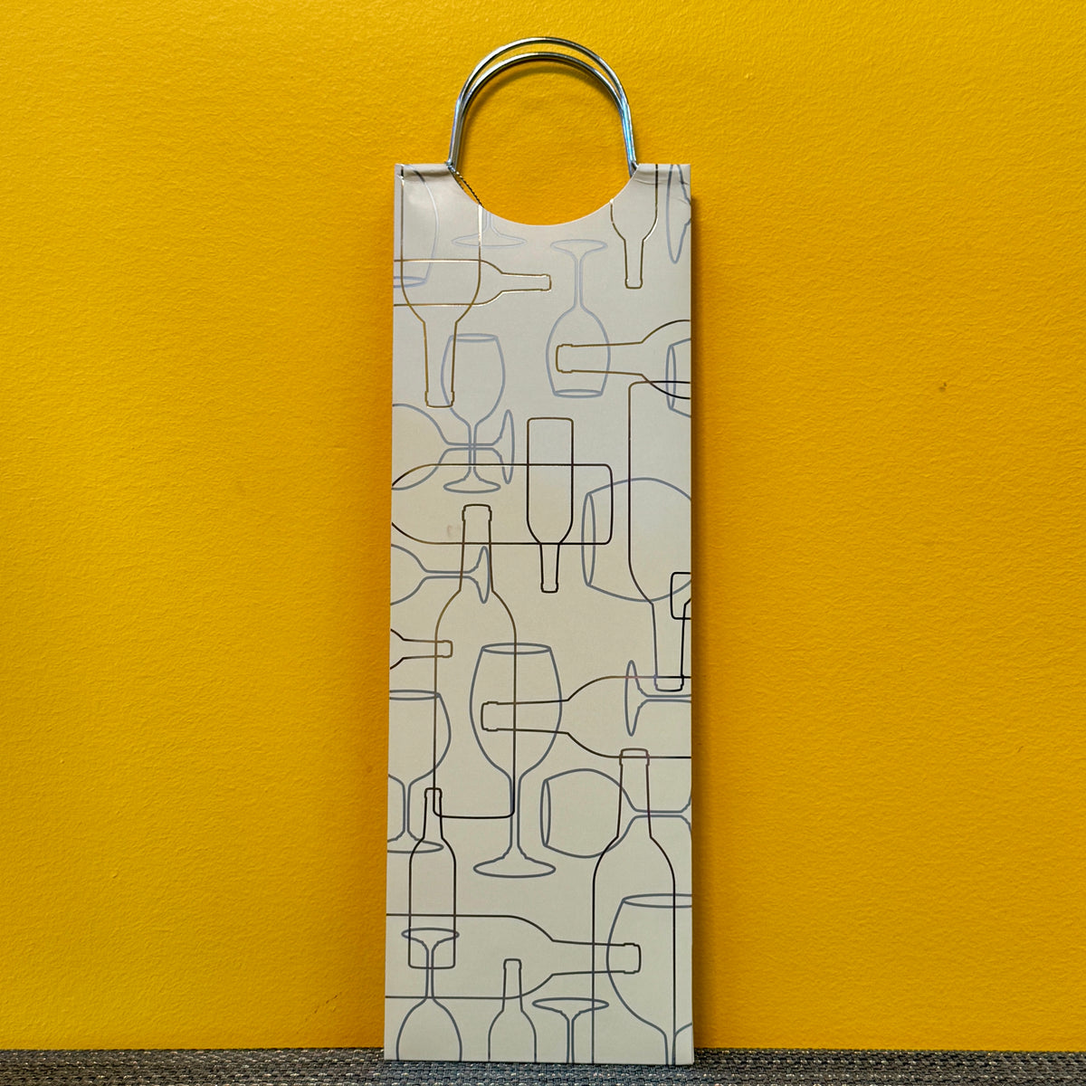 Wine Gift Bags - Cakewalk - Wine Silhouette Cream