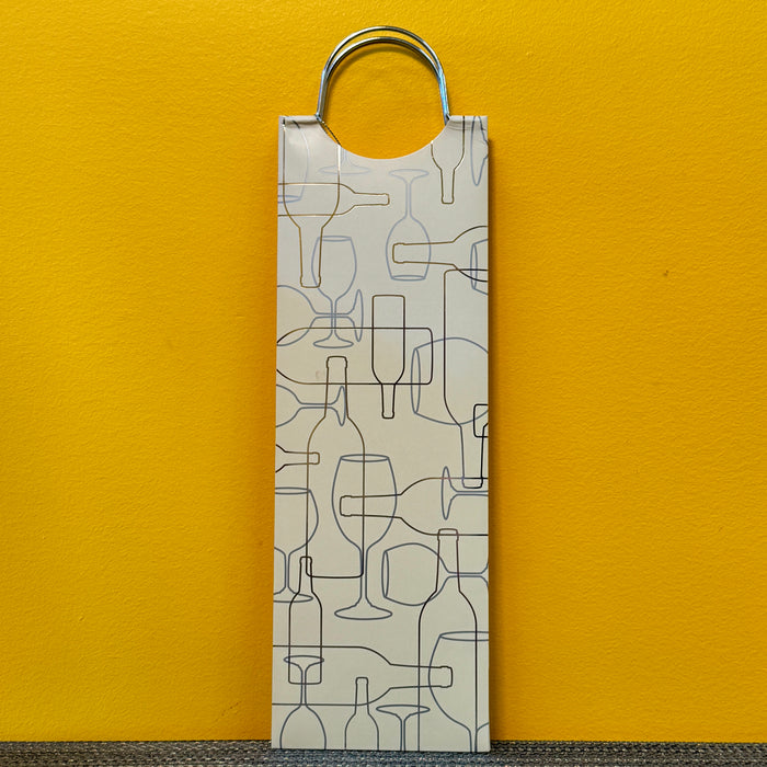 Wine Gift Bags - Cakewalk - Wine Silhouette Cream