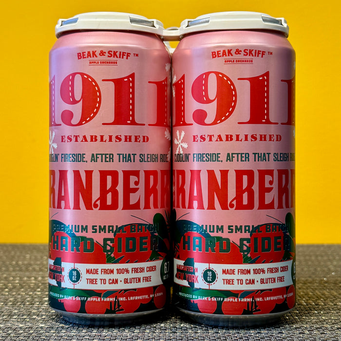 Cranberry Hard Cider, 1911 Established (4pk)