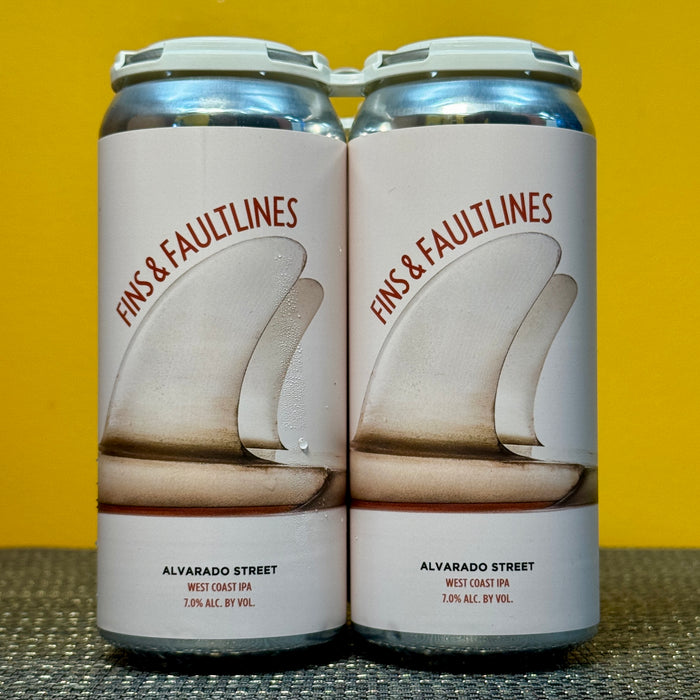 Fins & Faultlines WC IPA, Alvarado Street Brewery (4pk)