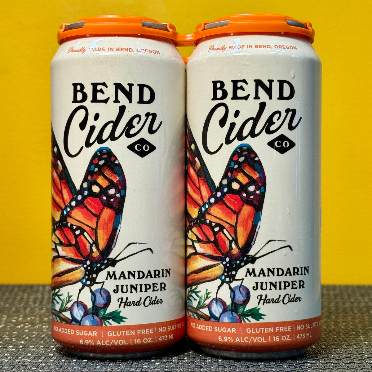 Mandarin Juniper Hard Cider, Bend Cider Co. (4pk)