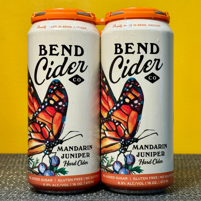 Mandarin Juniper Hard Cider, Bend Cider Co. (4pk)