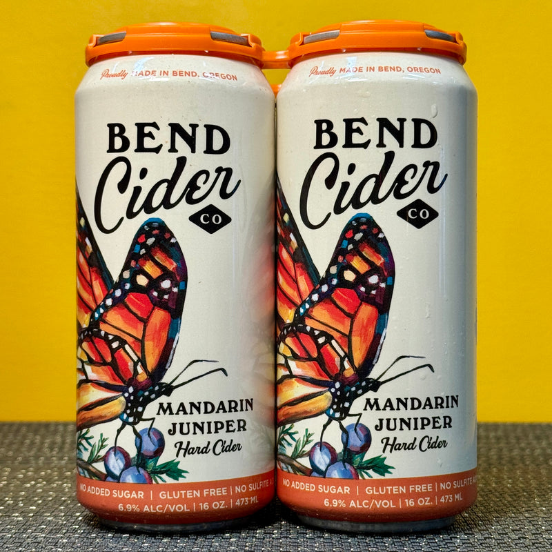 Mandarin Juniper Hard Cider, Bend Cider Co. (4pk)