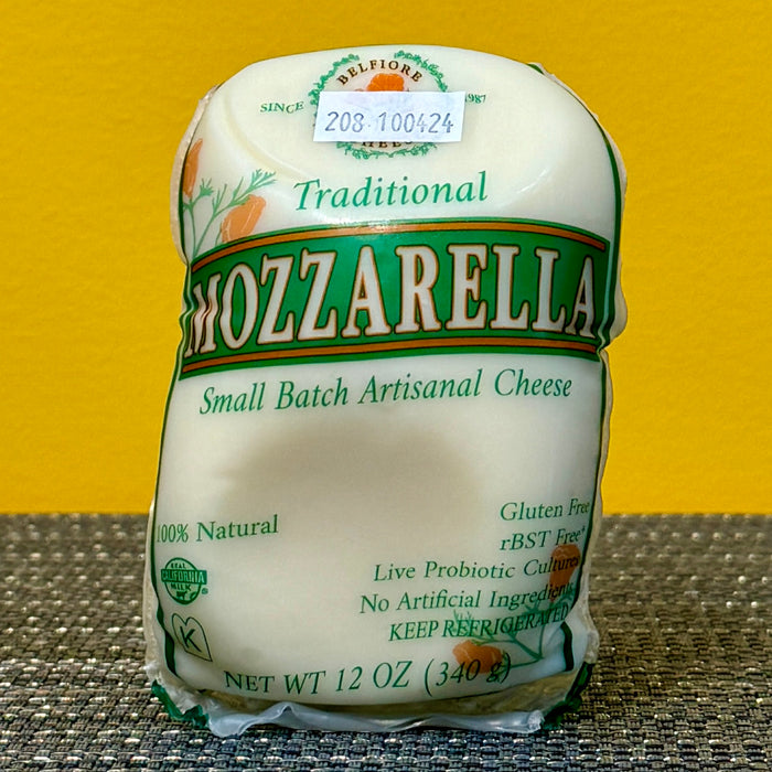 Cheese - Belfiore Traditional Mozzarella, 12 oz