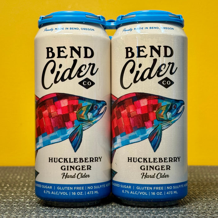 Huckleberry Ginger Hard Cider, Bend Cider Co. (4pk)