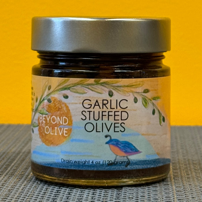 Beyond the Olive Garlic Stuffed Olives