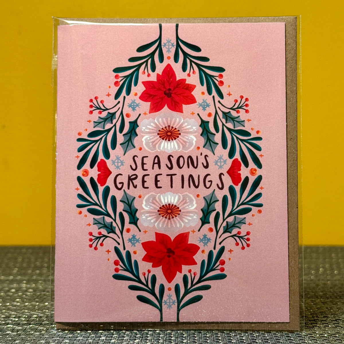 Big Moods Greeting Card - Season's Greetings