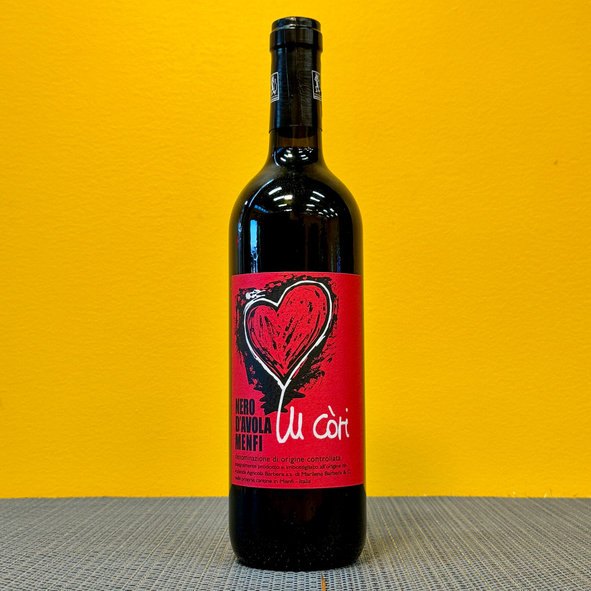 Nero d'Avola "lu còri" 2021, Cantine Barbera