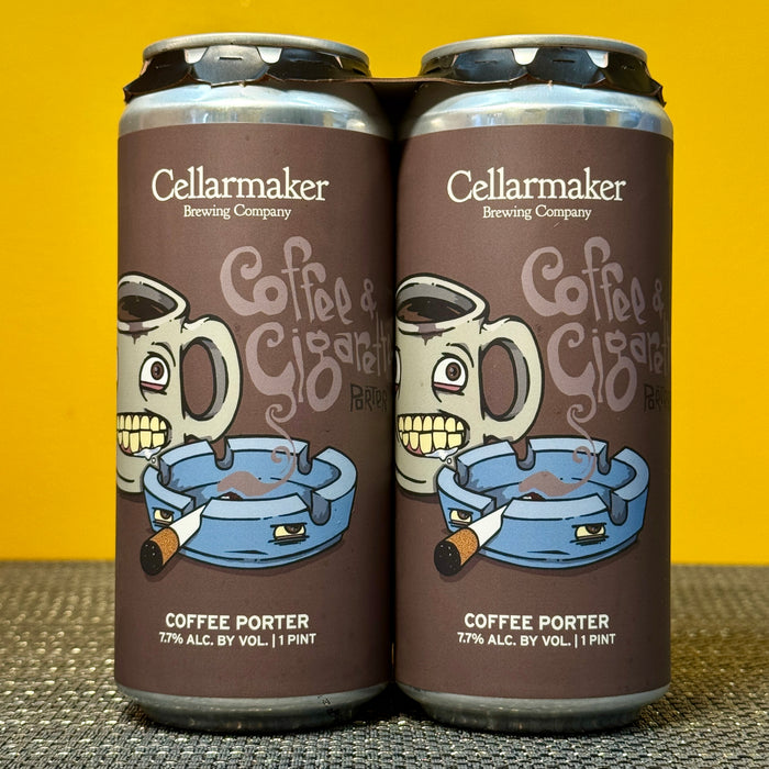 Coffee & Cigarettes Coffee Porter, Cellarmaker (4pk)