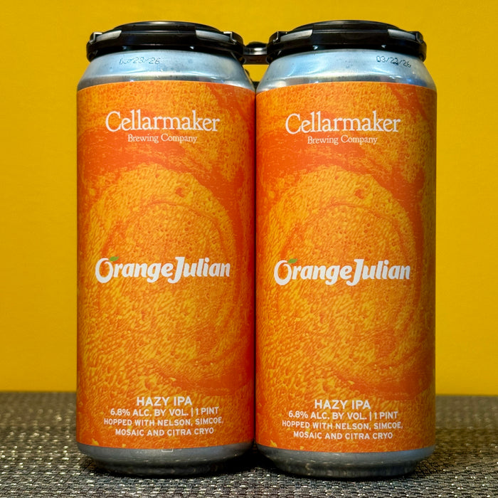 Orange Julian Hazy IPA, Cellarmaker (4pk)