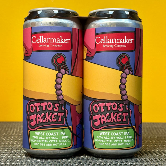 Otto's Jacket WC IPA, Cellarmaker (4pk)