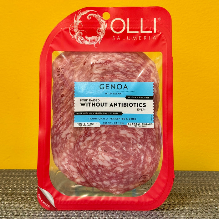 Charcuterie - Olli Genoa Salami Pre-Sliced, 4 oz