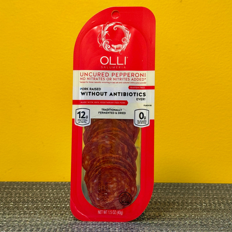 Charcuterie - Olli Pepperoni Pre-Sliced, 4 oz