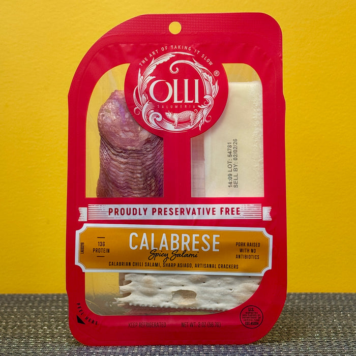 Charcuterie - Olli Calabrese & Asiago Snack Pack 2 oz