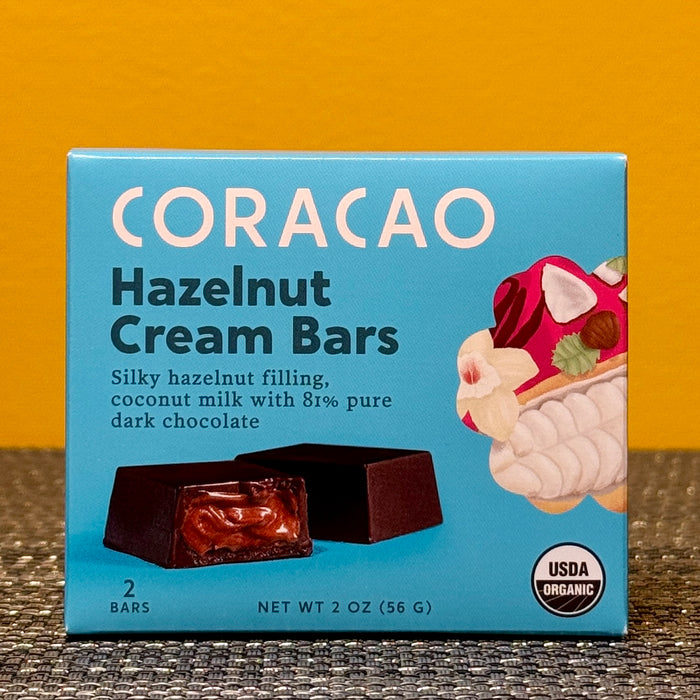 Coracao Hazelnut Cream Bars
