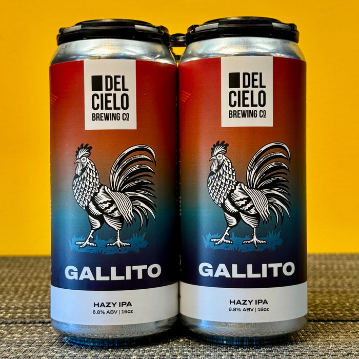 Gallito Hazy IPA, Del Cielo (4pk)