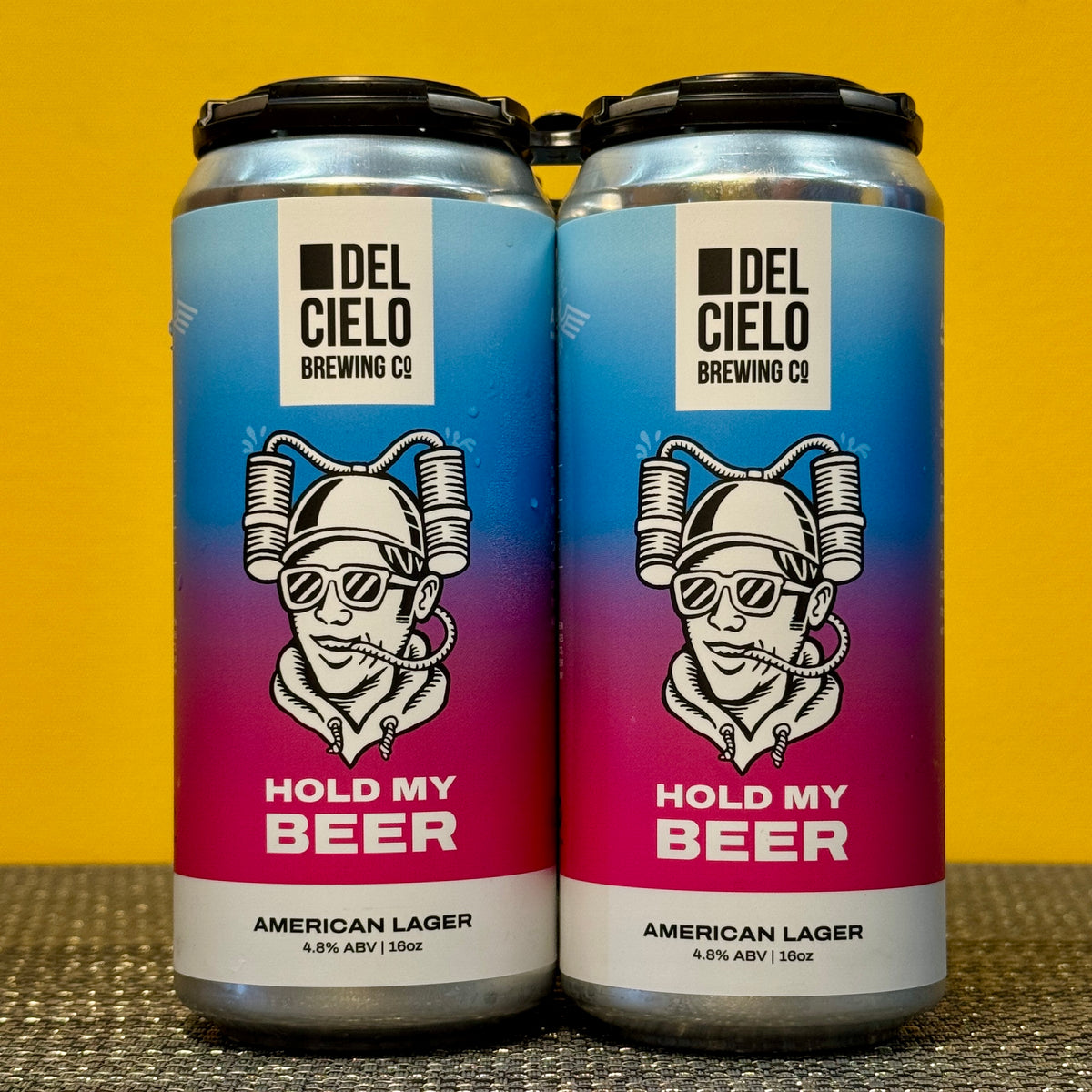 Hold My Beer American Lager, Del Cielo (4pk)
