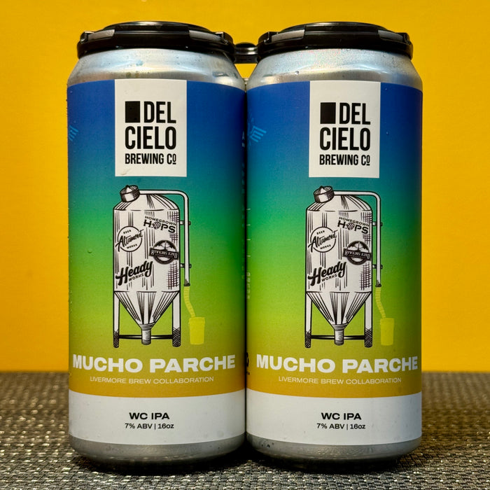 Mucho Parche West Coast IPA, Del Cielo (4pk)