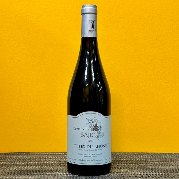 Côtes du Rhône 2023, Domaine de Saje