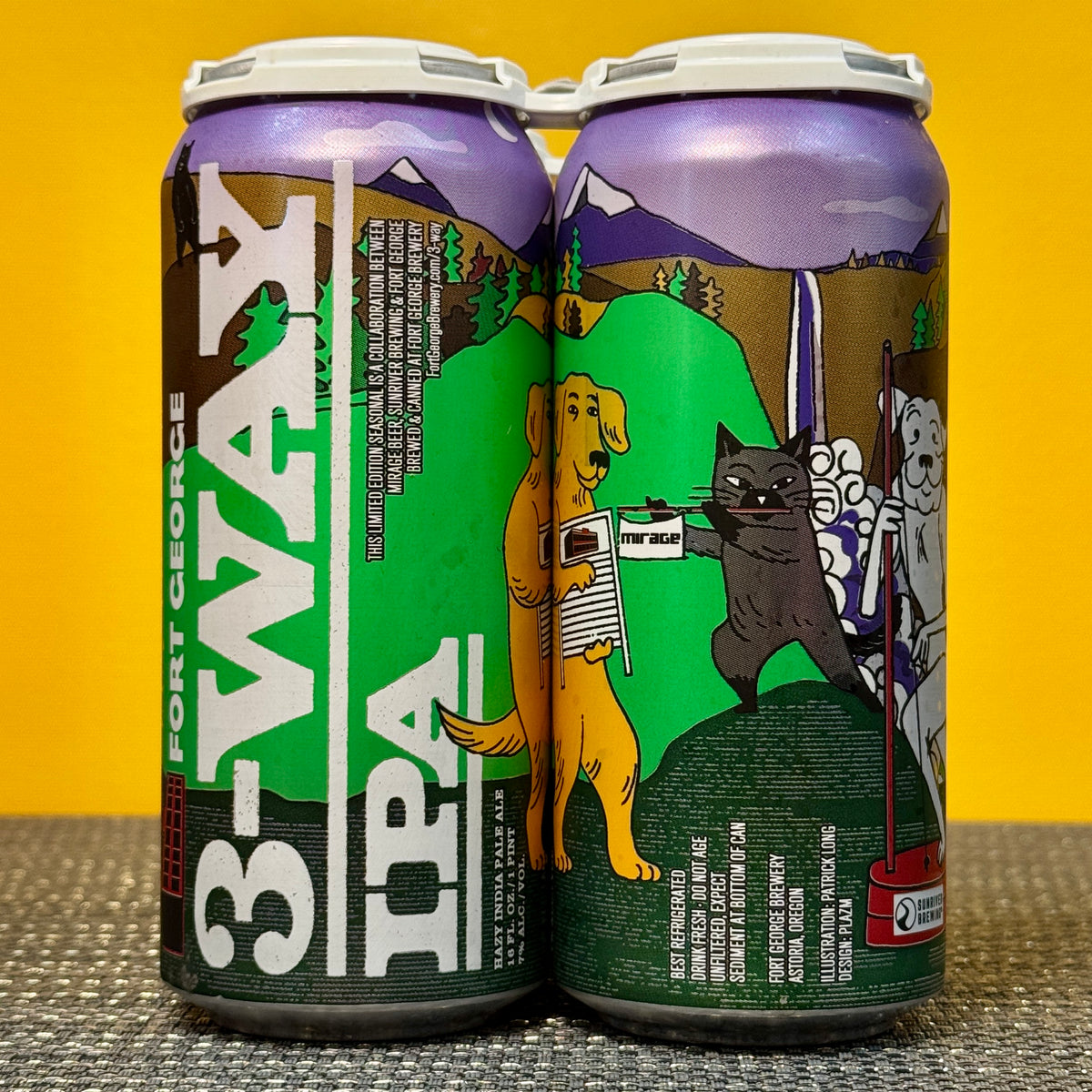 3-Way Hazy IPA, Fort George Brewery (4pk)