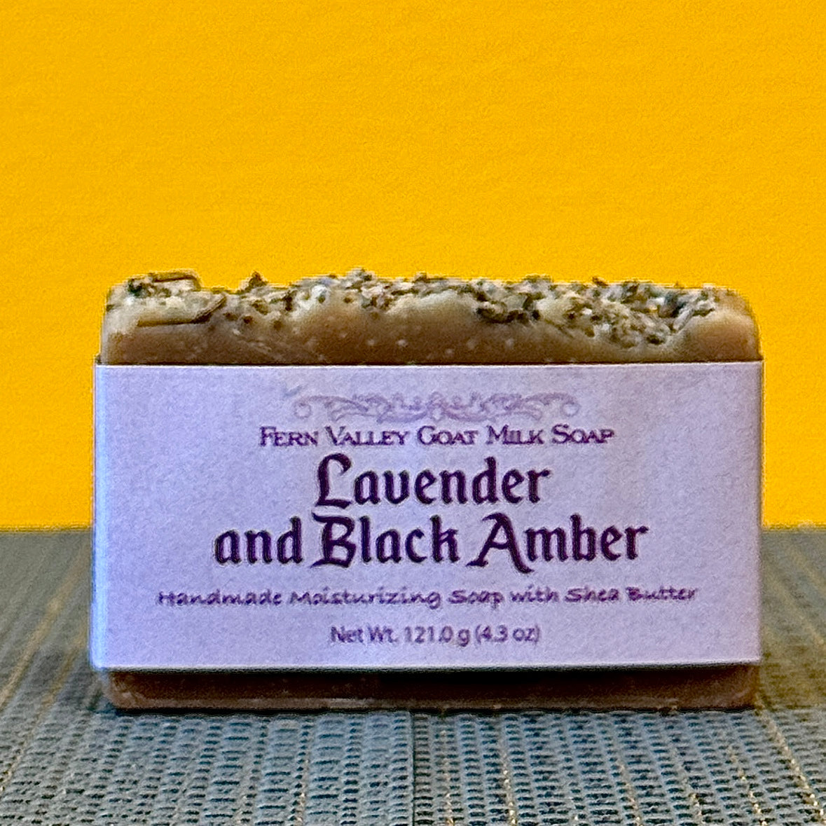 Fern Valley Lavender & Black Amber Soap