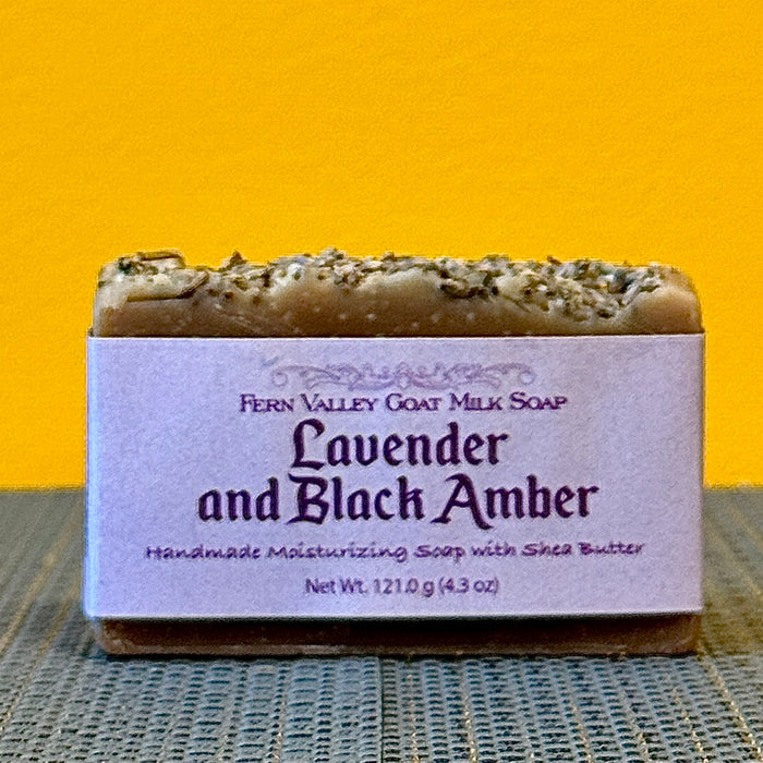 Fern Valley Lavender & Black Amber Soap