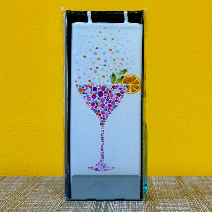 Flatyz Orange Martini Candle