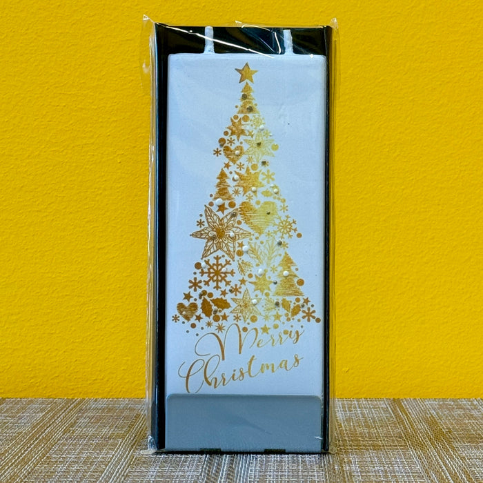 Flatyz Gold Christmas Tree Candle