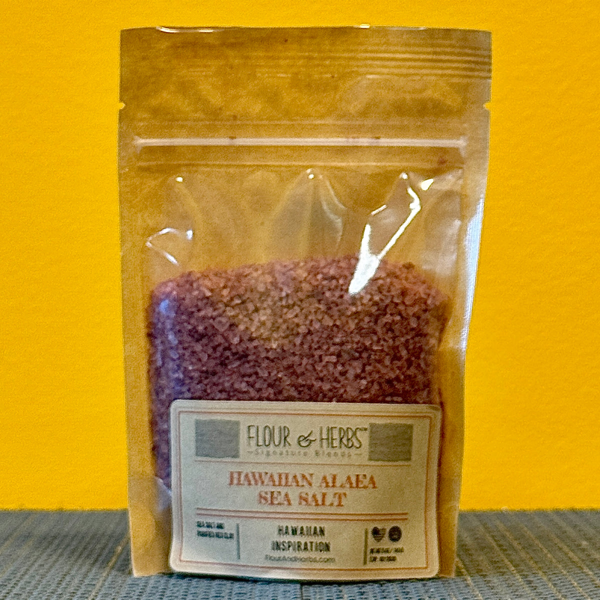 Flour & Herbs Hawaiian Alaea Sea Salt