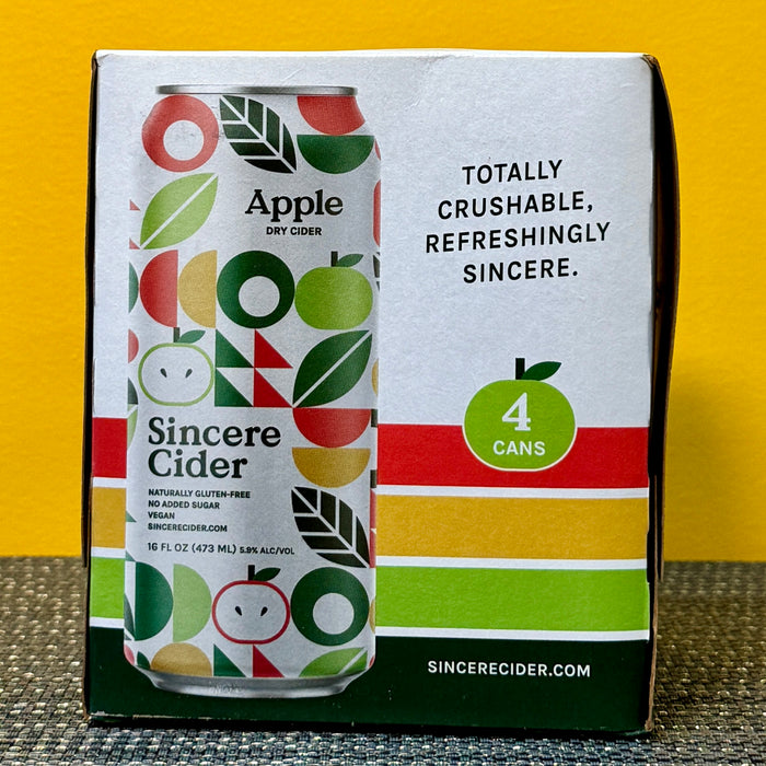 Dry Apple Cider, Sincere (4pk)