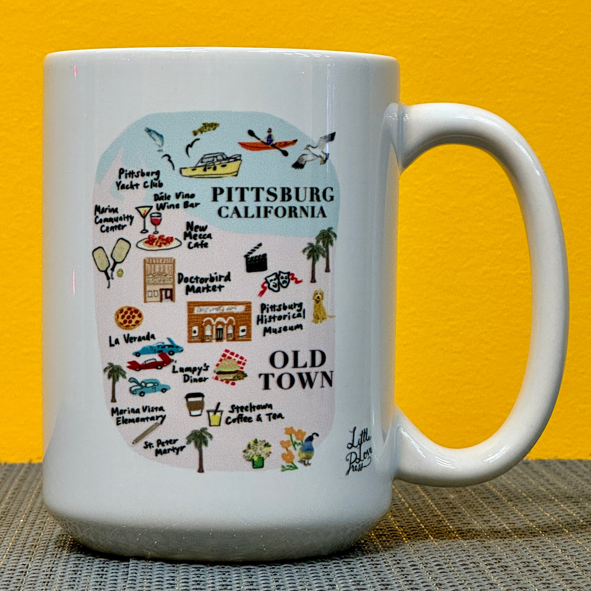 Old Town Pittsburg Custom Coffee Mug
