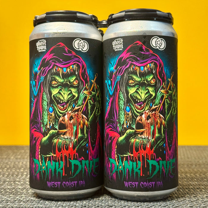 Dank Dive West Coast IPA, Ghost Town Brewing (4pk)