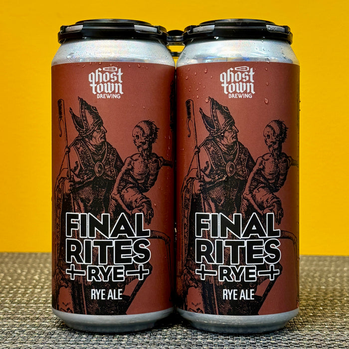 Final Rites Rye, Ghost Town Brewing (4pk)