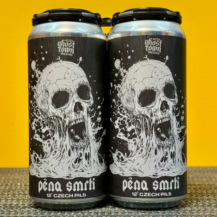 Pena Smrti 12° Czech Pilsner, Ghost Town Brewing (4pk)