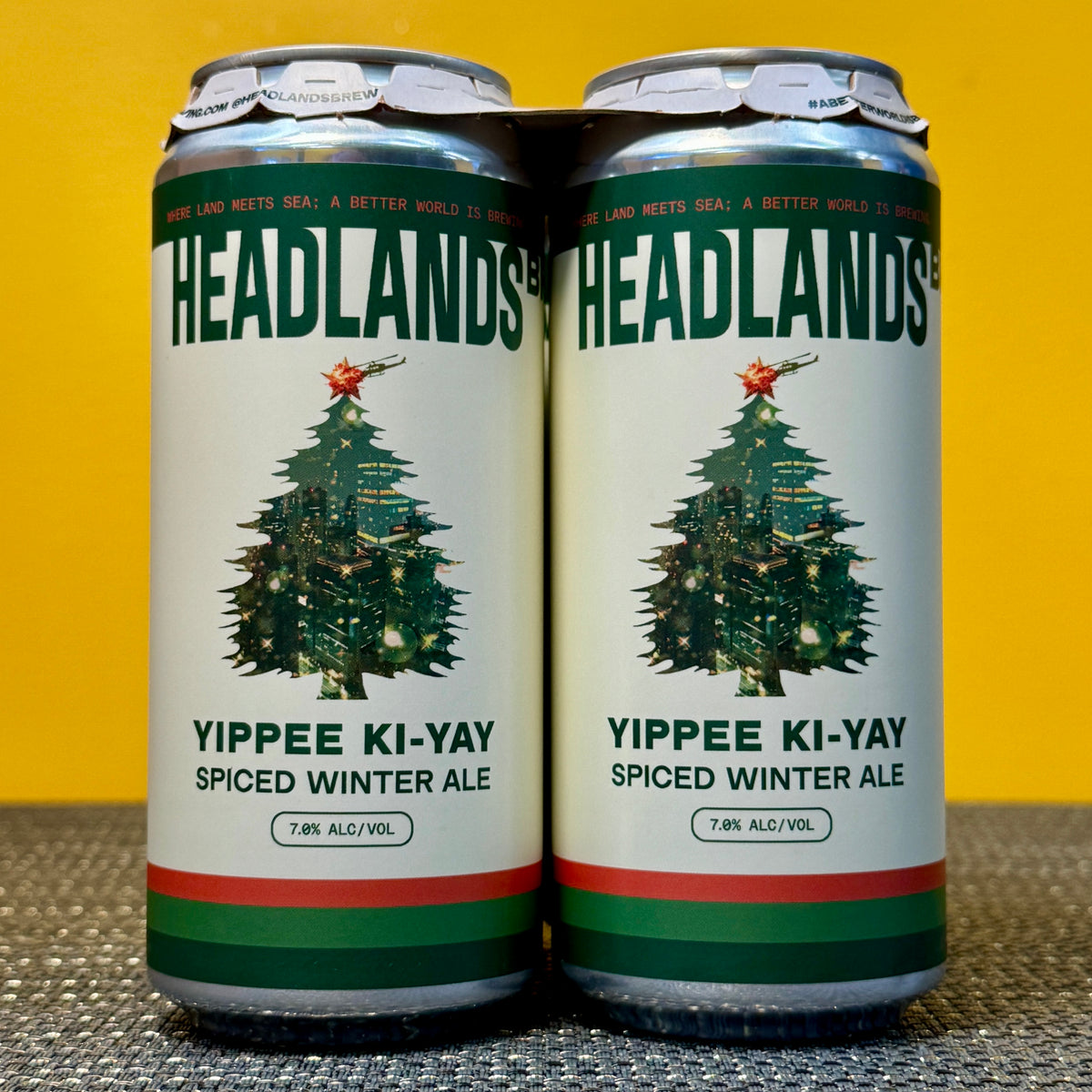 Yippee Ki-Yay Spiced Winter Ale, Headlands (4pk)