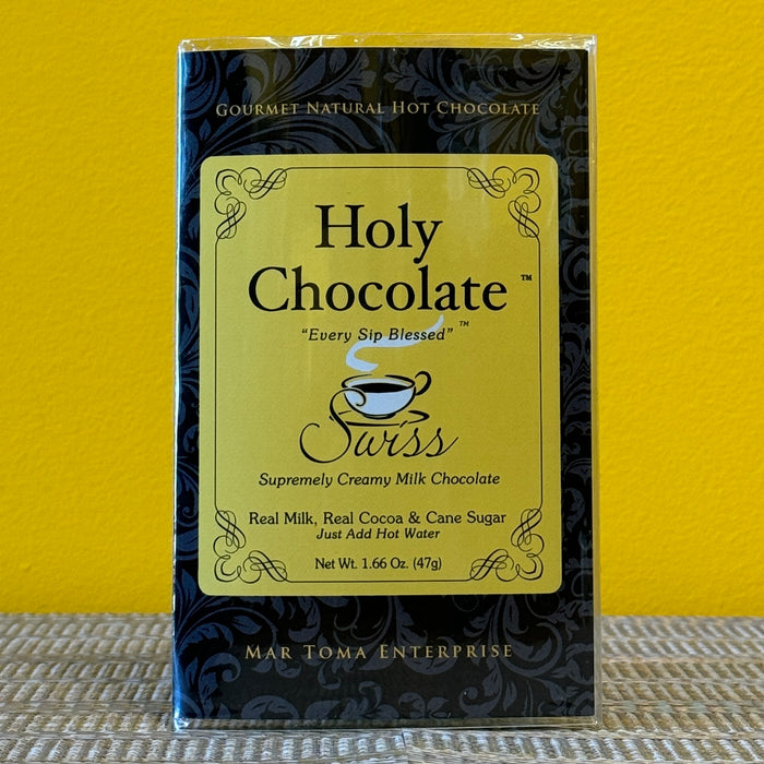 Holy Chocolate Single Serving Hot Chocolate Packet - Swiss