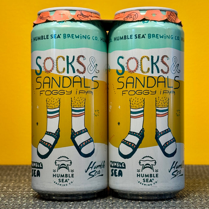 Socks & Sandals Foggy IPA, Humble Sea (4pk)