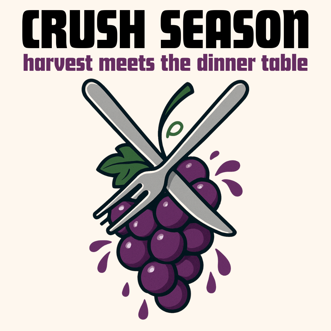 Wine Dinner: Crush Season - Sat 9/20