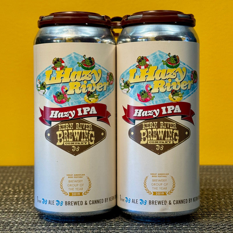 Lhazy River Hazy IPA, Kern River Brewing (4pk)