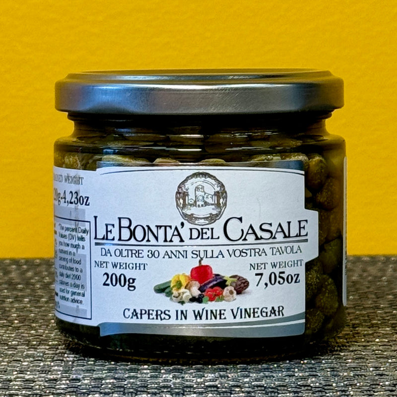 Le Bonta' del Casale Capers in Wine Vinegar
