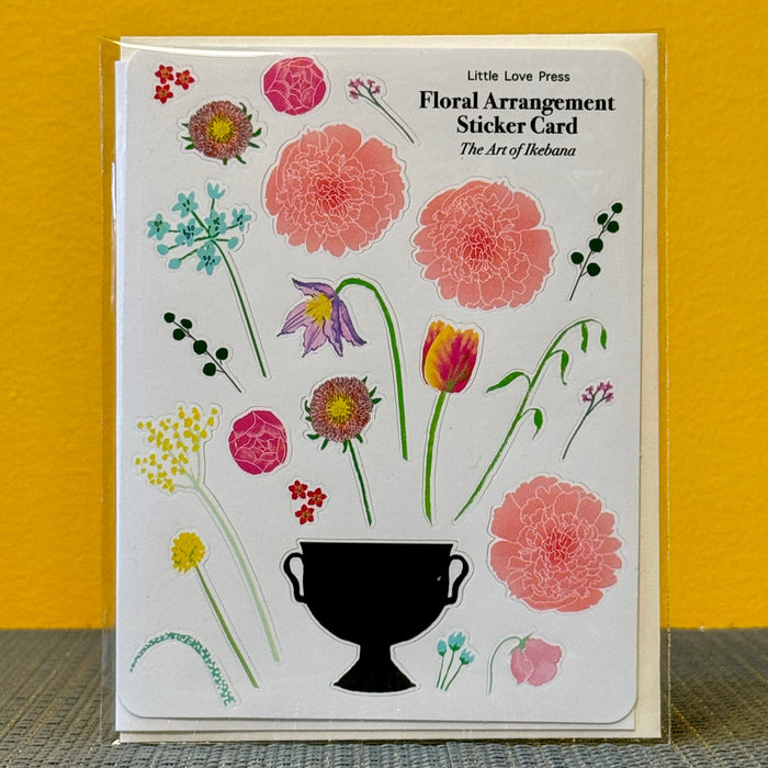 Little Love Press DIY Floral Arrangement Sticker Cards