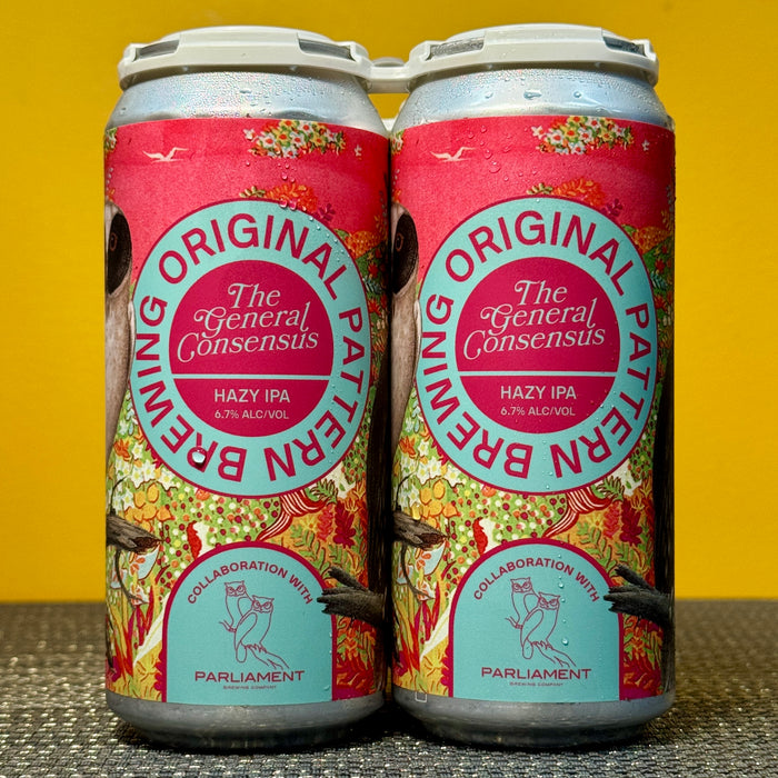 The General Consensus Hazy IPA, Original Pattern (4pk)