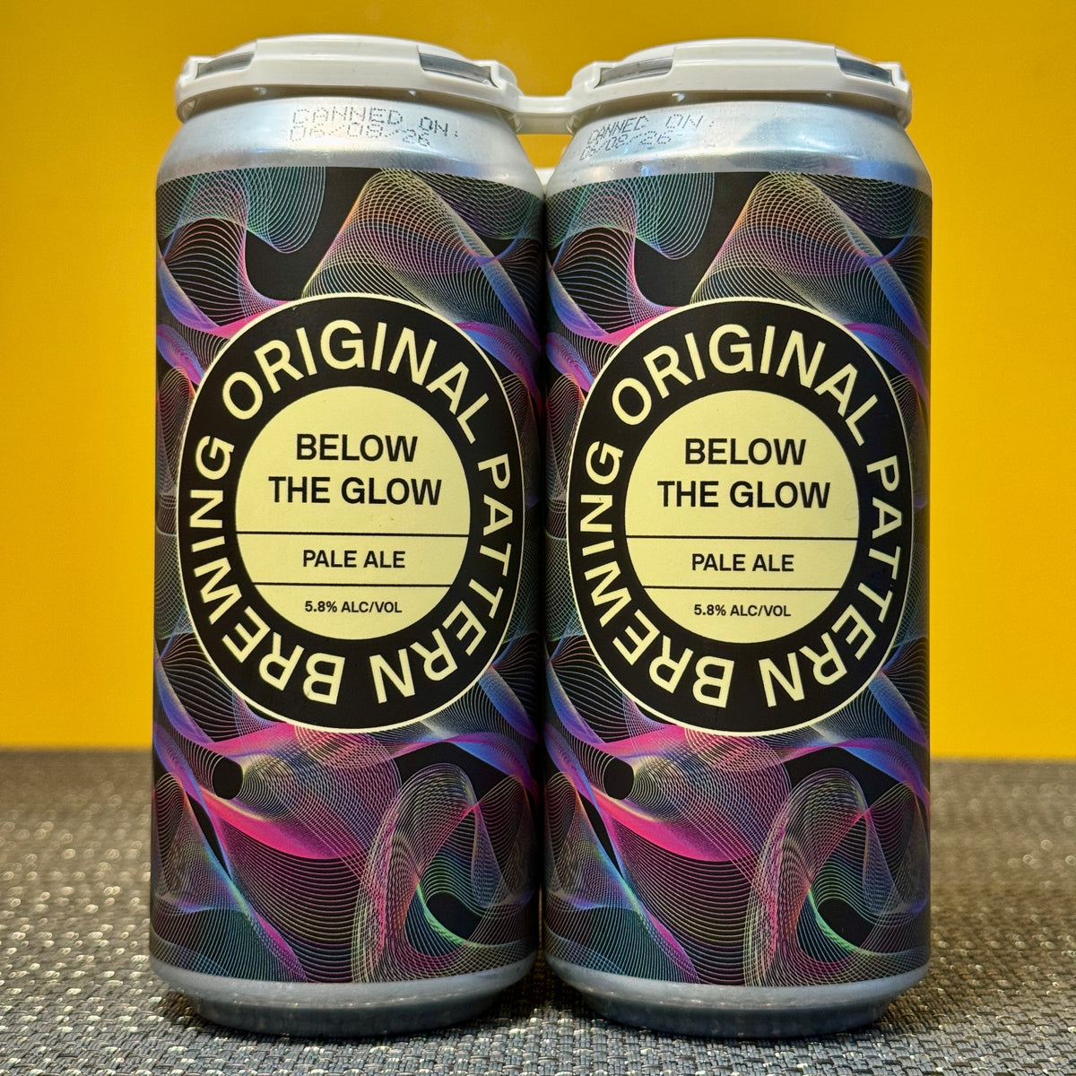 Below the Glow Cryo' Pale Ale, Original Pattern (4pk)