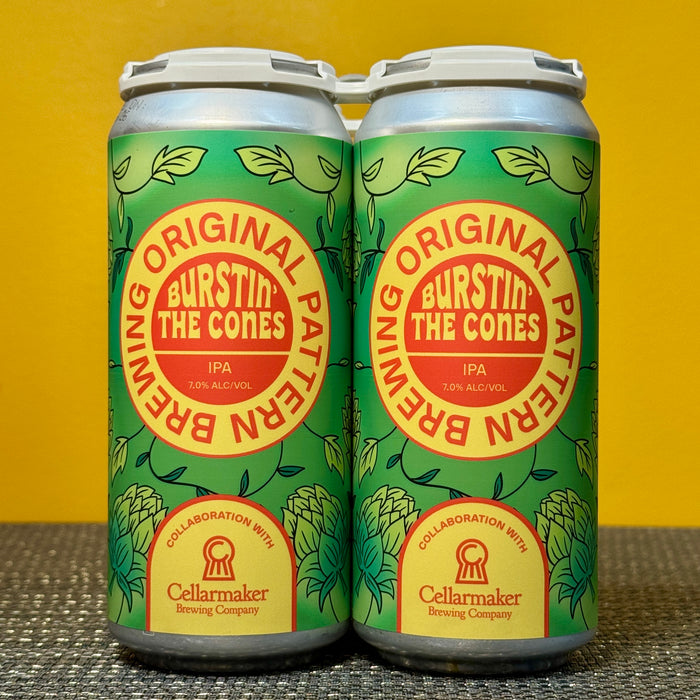 Burstin' the Cones WC IPA, Original Pattern (4pk)