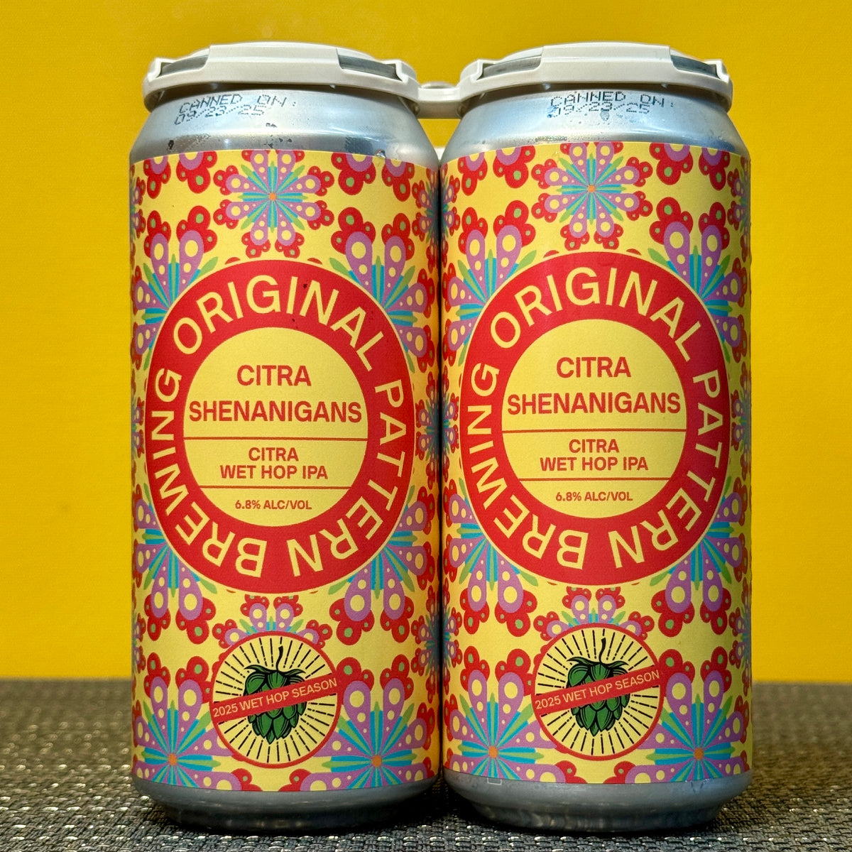 Citra Shenanigans Wet Hop IPA, Original Pattern (4pk)