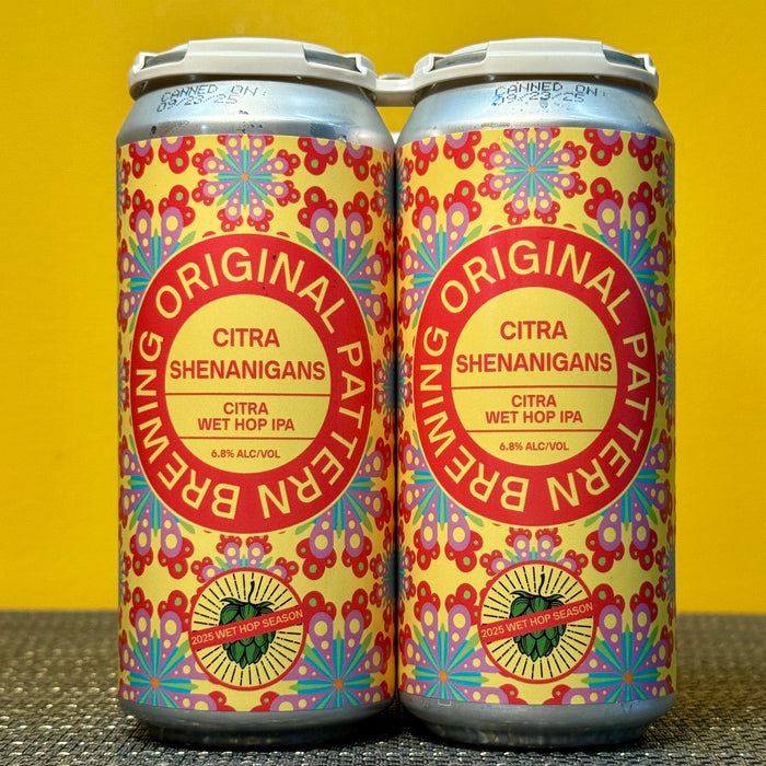 Citra Shenanigans Wet Hop IPA, Original Pattern (4pk)